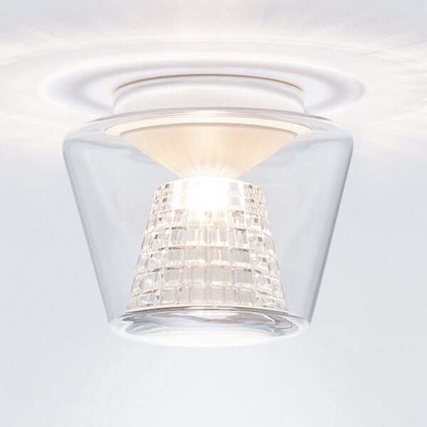 Serien Lighting serien.lighting Annex S - plafonieră LED, reglabil, Transparent, Camera de zi / sufragerie, Sticlă, Design