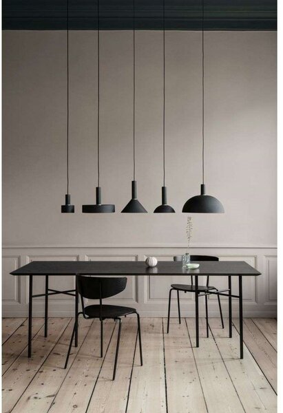 Lustră Pendul ferm LIVING, Negru, Camera de zi, Metal