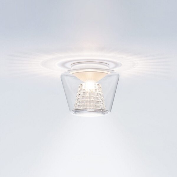 Serien Lighting serien.lighting Annex S - plafonieră LED, reglabil, Transparent, Camera de zi / sufragerie, Sticlă, Design