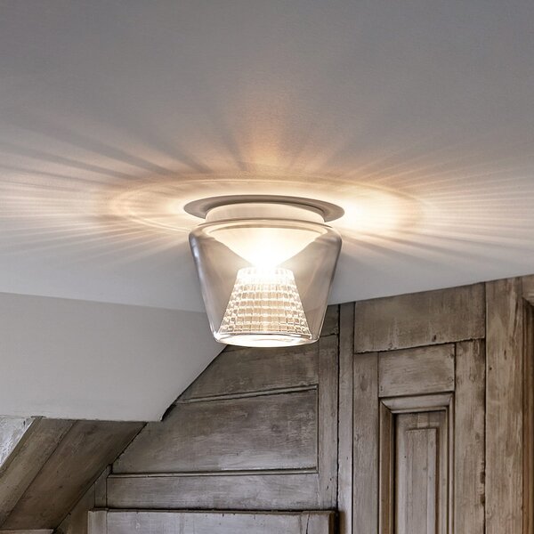 Serien Lighting serien.lighting Annex M - plafonieră LED, reglabil, Transparent, Camera de zi / sufragerie, Sticlă, Design