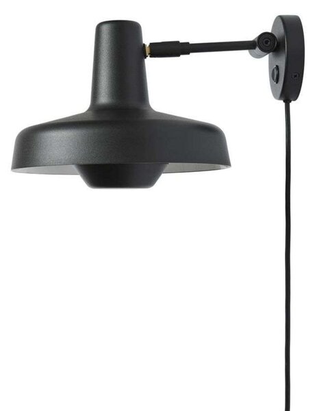 Lampă de perete GRUPA, Negru, Camera de zi, Aluminiu, Vintage