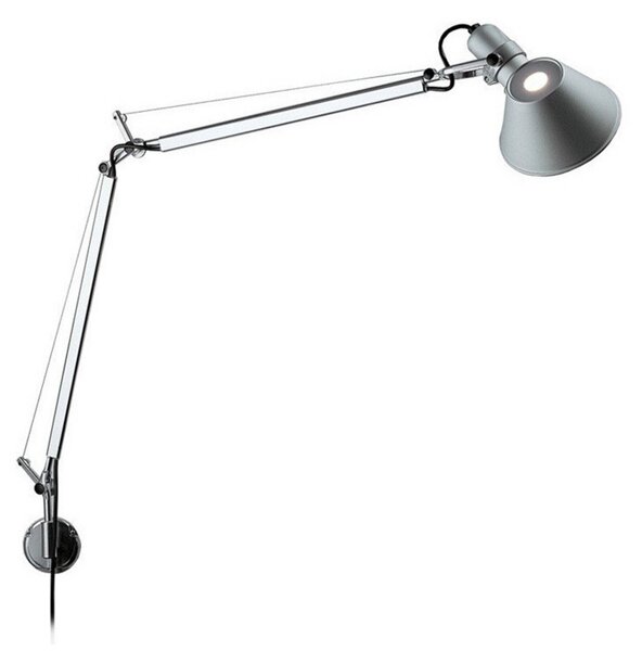 Lampă de perete Artemide, Metalic, Studiu / Birou, Aluminiu, Design