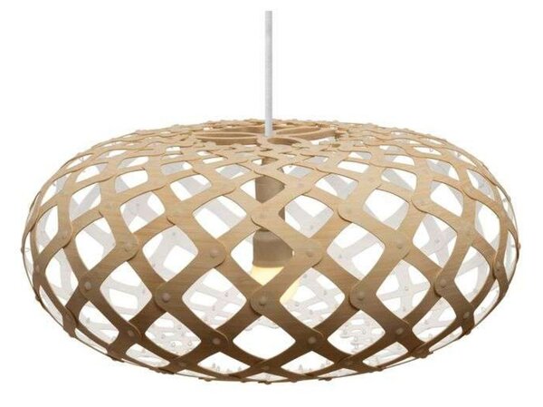Lustră Pendul david trubridge, Alb, Camera de zi, Bamboo