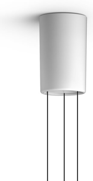 Serien Lighting serien.lighting Suspensie de cavitate L 2.700K, alb, reglabil, Alb, Camera de zi / sufragerie, Metal, Design