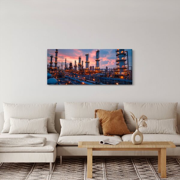 Tablou - Instalație industrială (120x50 cm)