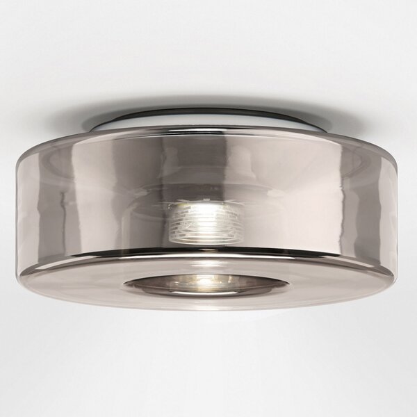 Serien Lighting serien.lighting Curling S Plafonieră 2.700K Sticlă argintiu, reglabil, Metalic, Camera de zi / sufragerie, Sticlă, Modern