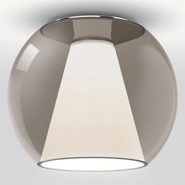 Serien Lighting serien.lighting Proiect M plafon 2,700K Triac maro, reglabil, Maro / Rugină, Camera de zi / sufragerie, Sticlă, Modern