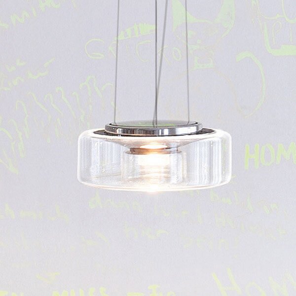 Serien Lighting serien.lighting Curling S Pendant 927 Triac transparent, reglabil, Transparent, Camera de zi / sufragerie, Sticlă, Modern