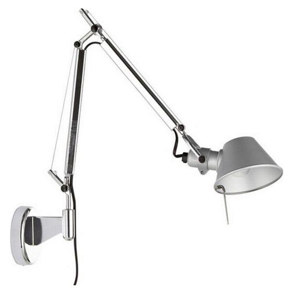 Lampă de perete Artemide, Metalic, Studiu / Birou, Aluminiu, Design