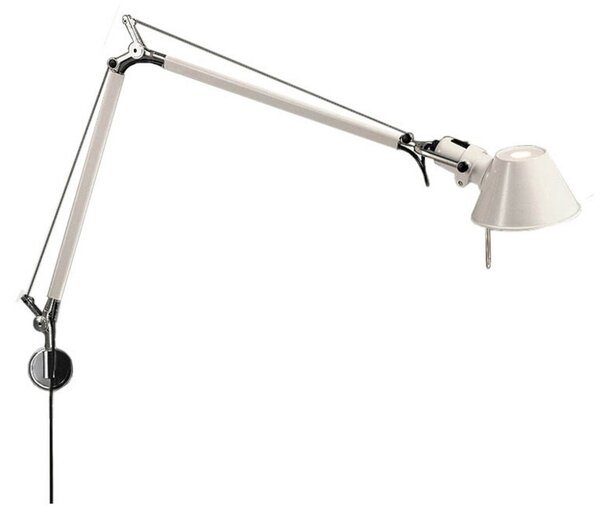 Lampă de perete Artemide, Alb, Studiu / Birou, Aluminiu, Design