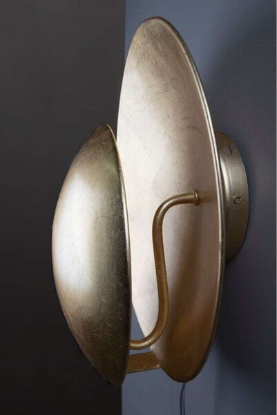 Lampă de perete Globen Lighting, ORBIT, Auriu / Alamă, Camera de zi, Metal, Design