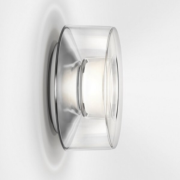 Serien Lighting serien.lighting Curling Wall S 2.700K Triac acrilic Triac, reglabil, Transparent, Camera de zi / sufragerie, Metal, Modern