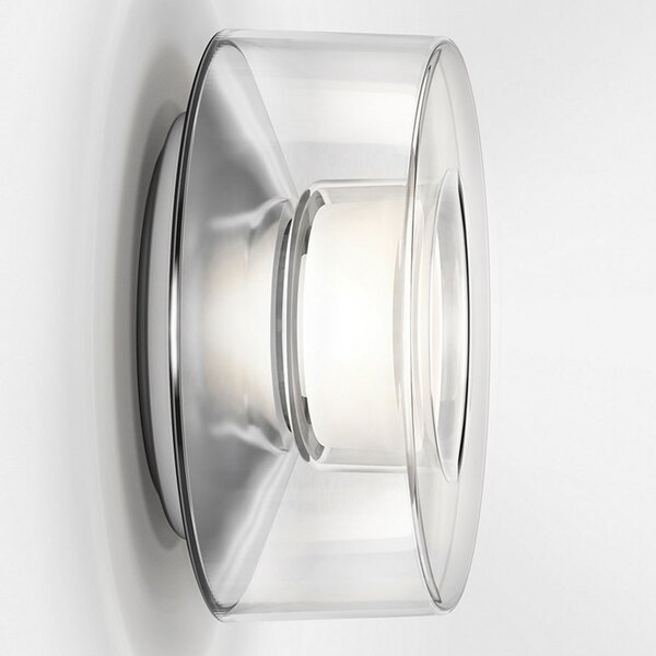 Serien Lighting serien.lighting Curling Wall M 2.700K Triac acrilic Triac, reglabil, Transparent, Camera de zi / sufragerie, Metal, Modern