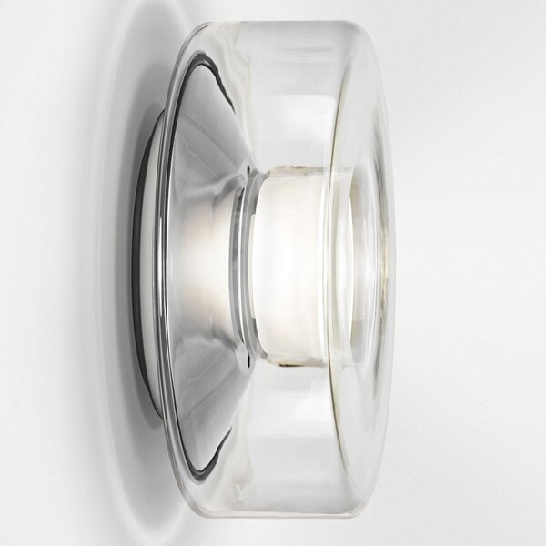 Serien Lighting serien.lighting Curling Wall M 2.700K Triac clar, reglabil, Transparent, Camera de zi / sufragerie, Metal, Modern