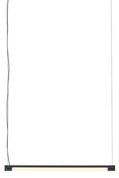 Lustră Pendul Muuto, reglabil, Negru, Sala de mese, Aluminiu