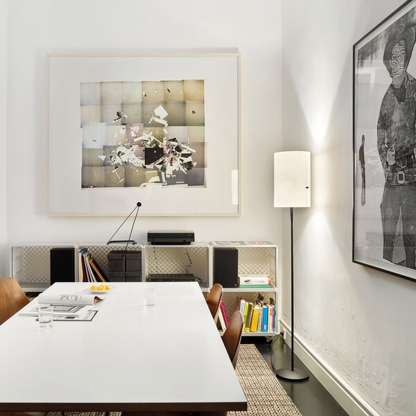 Serien Lighting serien.lighting Club S lampă de podea LED, negru, reglabil, Negru, Camera de zi / sufragerie, Metal, Design