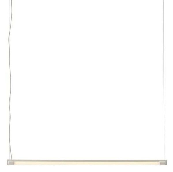 Lustră Pendul Muuto, reglabil, Gri, Sala de mese, Aluminiu
