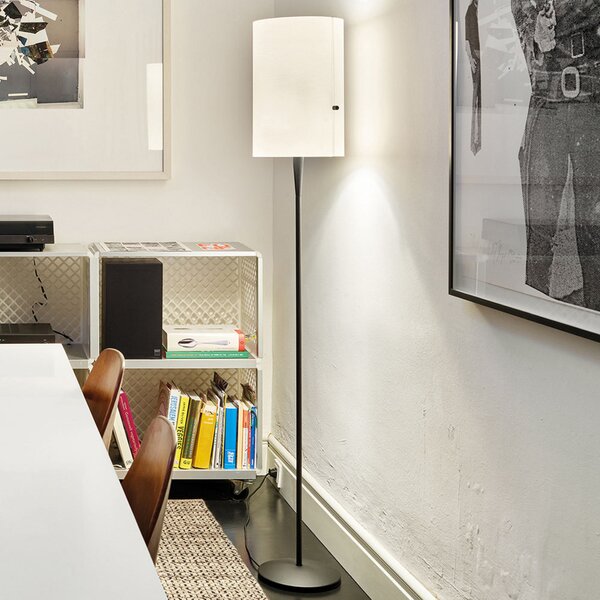 Serien Lighting serien.lighting Club S lampă de podea LED, negru, reglabil, Negru, Camera de zi / sufragerie, Metal, Design