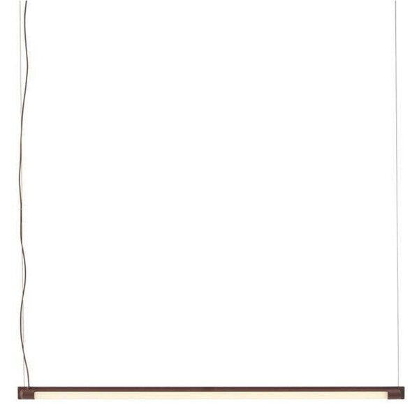 Lustră Pendul Muuto, reglabil, Roșu, Sala de mese, Aluminiu