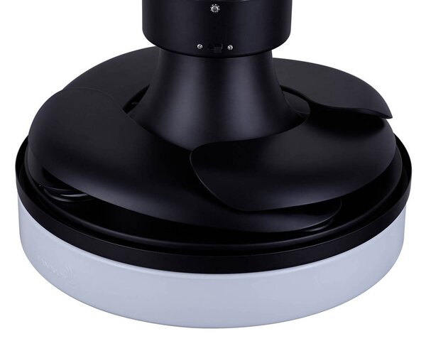 Beacon Lighting Ventilator de tavan cu LED Fanaway Orbit negru 91 cm silențios, reglabil, Negru, Camera de zi / sufragerie, Metal, Modern