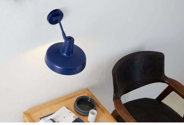 Lampă de perete GRUPA, Albastru, Camera de zi, Aluminiu, Vintage