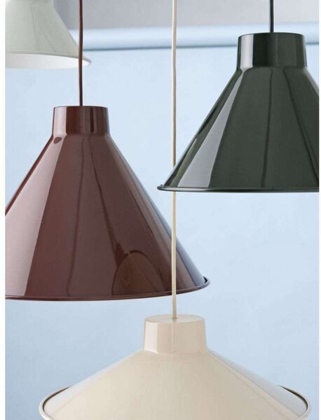 Lustră Pendul Muuto, Roșu, Sala de mese, Metal, Design