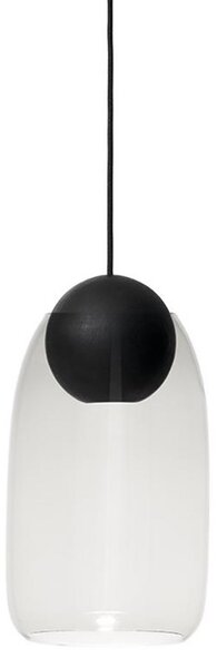 Liuku Lustră Pendul Ball Black/Transparent - Mater