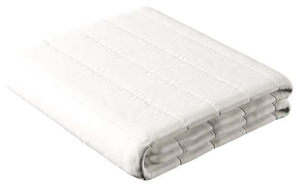 Cuvertura matlasata cu model culoare alb