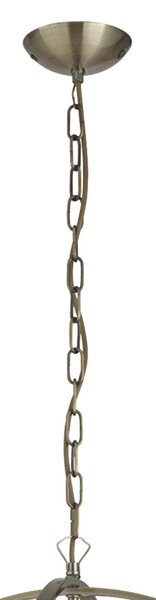 Searchlight Lampă suspendată Orbit design colivie, reglabil, Bronz / Alamă Veche, Camera de zi / sufragerie, Metal, glob