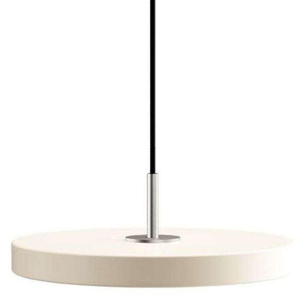 Asteria Lustră Pendul Mini Pearl White/Steel Top - UMAGE