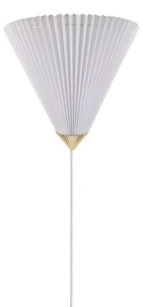 Lampă de perete Globen Lighting, Alb, Țesătură / Textil