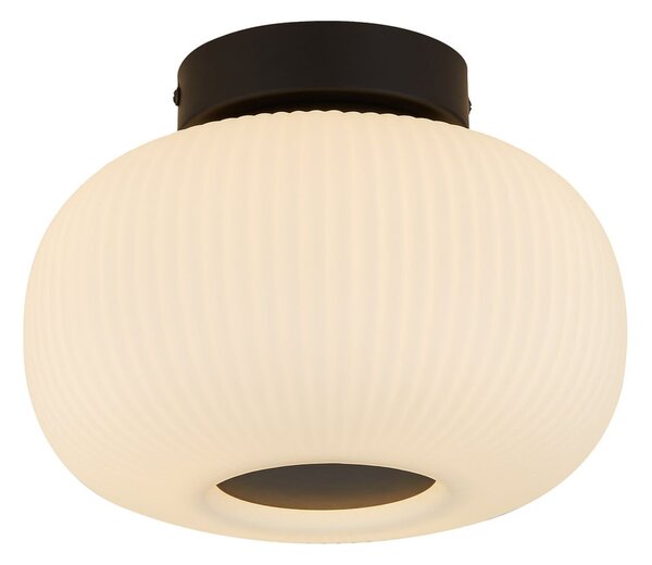Searchlight Plafonieră Lumina din sticlă sablată, reglabil, Alb, Camera de zi / sufragerie, Sticlă