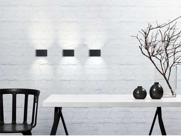 Lampă de perete Nordlux, Negru, Metal