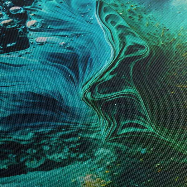 Tablou - Fundalul abstract (cu ceas) (90x30 cm)