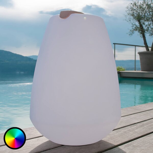 Smart&Green Portabil LED lumina decorativă portabilă Vessel, reglabil, Alb, Plastic, Modern
