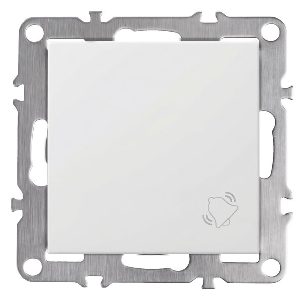 Buton pentru Sonerie cu Ramă OSTE JNH008-W WHITE