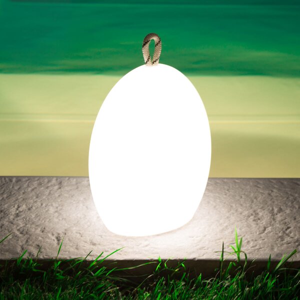 Smart&Green Lumină decorativă cu LED Amande Cord 280, 28 cm, reglabil, Alb, Plastic, Modern