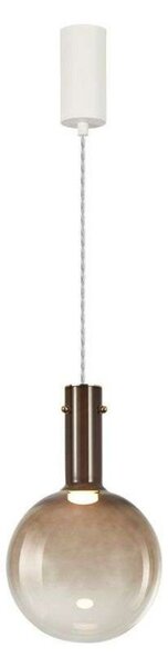 Lustră Pendul LOOM DESIGN, reglabil, Maro / Rugină, Camera de zi, Sticlă