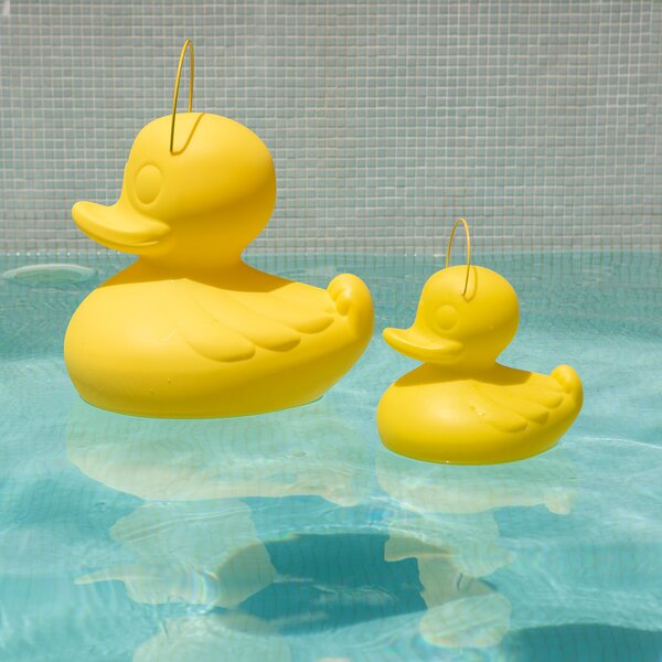 Goodnight Light Lampă LED de design DUCK-DUCK S pentru exterior, culoare galbenă, reglabil, Galben, Plastic, Design
