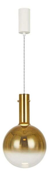 Lustră Pendul LOOM DESIGN, reglabil, Auriu / Alamă, Camera de zi, Sticlă