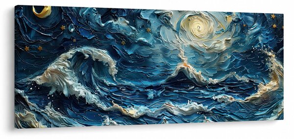 Tablou - Pictura cerului și a mării (120x50 cm)