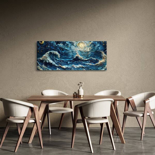 Tablou - Pictura cerului și a mării (120x50 cm)