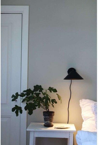 Lampă de perete Globen Lighting, Cannes, Negru, Camera de zi, Metal, Design