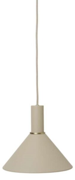 Collect Lustră Pendul Cone Low Cashmere - Ferm Living