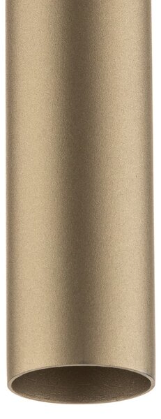 SIGMA Lampă suspendată Sopel 1, conică, auriu mat, reglabil, Auriu / Alamă, Camera de zi / sufragerie, Metal, Modern