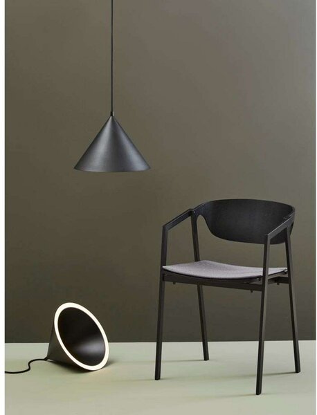 Lustră Pendul Woud, Negru, Sala de mese, Aluminiu