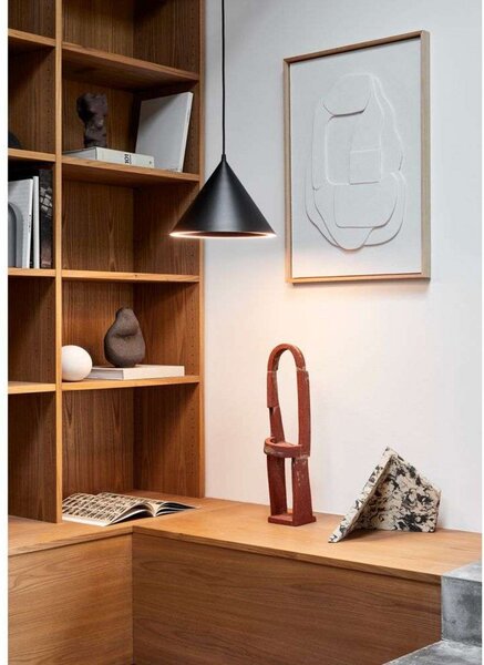 Lustră Pendul Woud, Negru, Sala de mese, Aluminiu