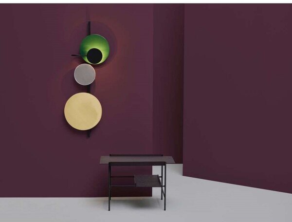 Lampă de perete PLEASE WAIT to be SEATED, Verde, Camera de zi, Metal