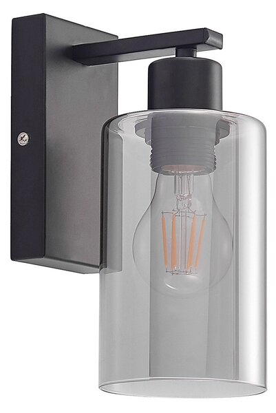 Lampă de perete Lindby, Emavi, reglabil, Negru, Camera de zi, Metal, Modern