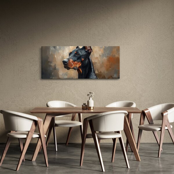 Tablou - Portretul lui Dobrman (120x50 cm)